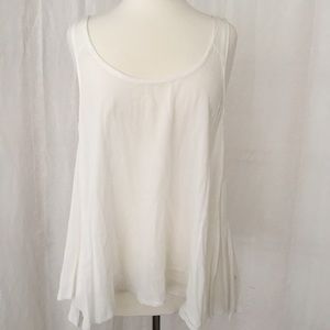 Intimately by Free People White Sheer Tank
